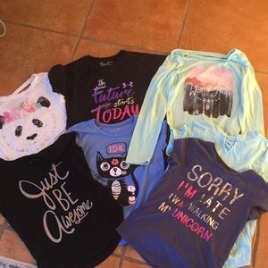 Lot of girls size 7/8 T-shirt’s